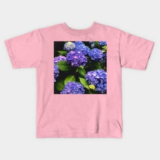 Hydrangea explosion Kids T-Shirt